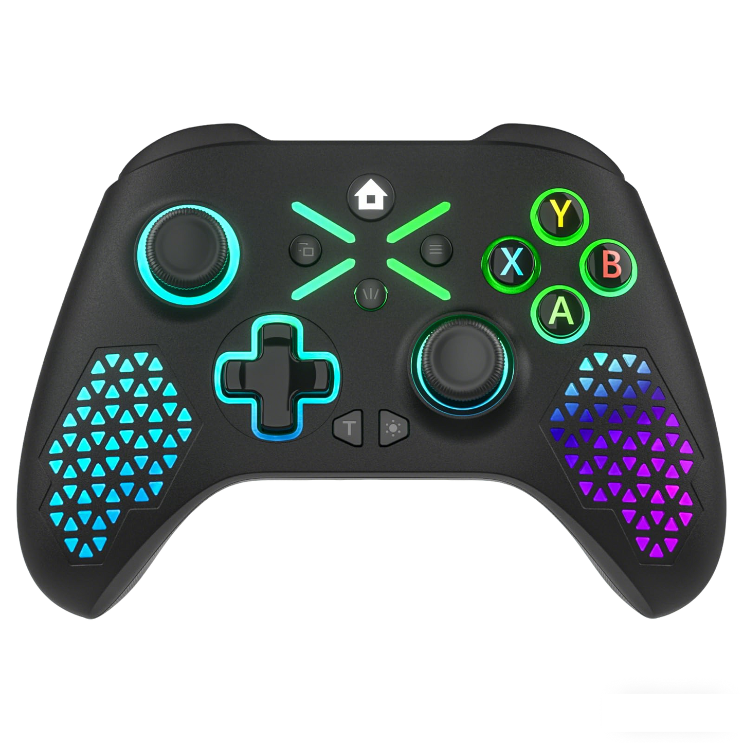 Gamrombo Wireless Controller Replacement for X-Box One, Special Edition Custom Gamepad Compatible with X-Box Series X|S with Macro, Dual Vibration, Audio Jack (Colorful)