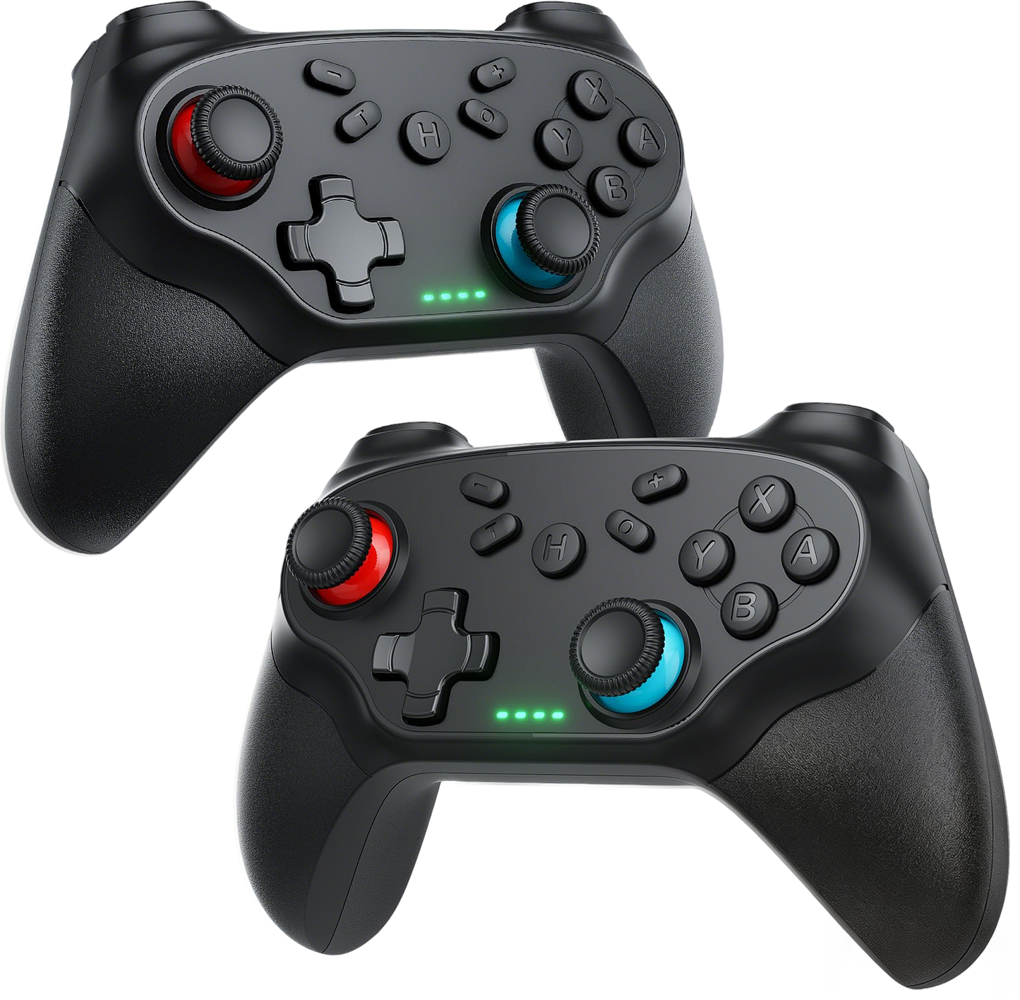 Gamrombo 2 Pack Wireless Controller for Nintendo Switch 2/1 Lite/OLED and PC, with Bluetooth, Turbo, Gyro Axis, Dual Vibration, and Screenshot, Compatible with Steam and Switch 2/1