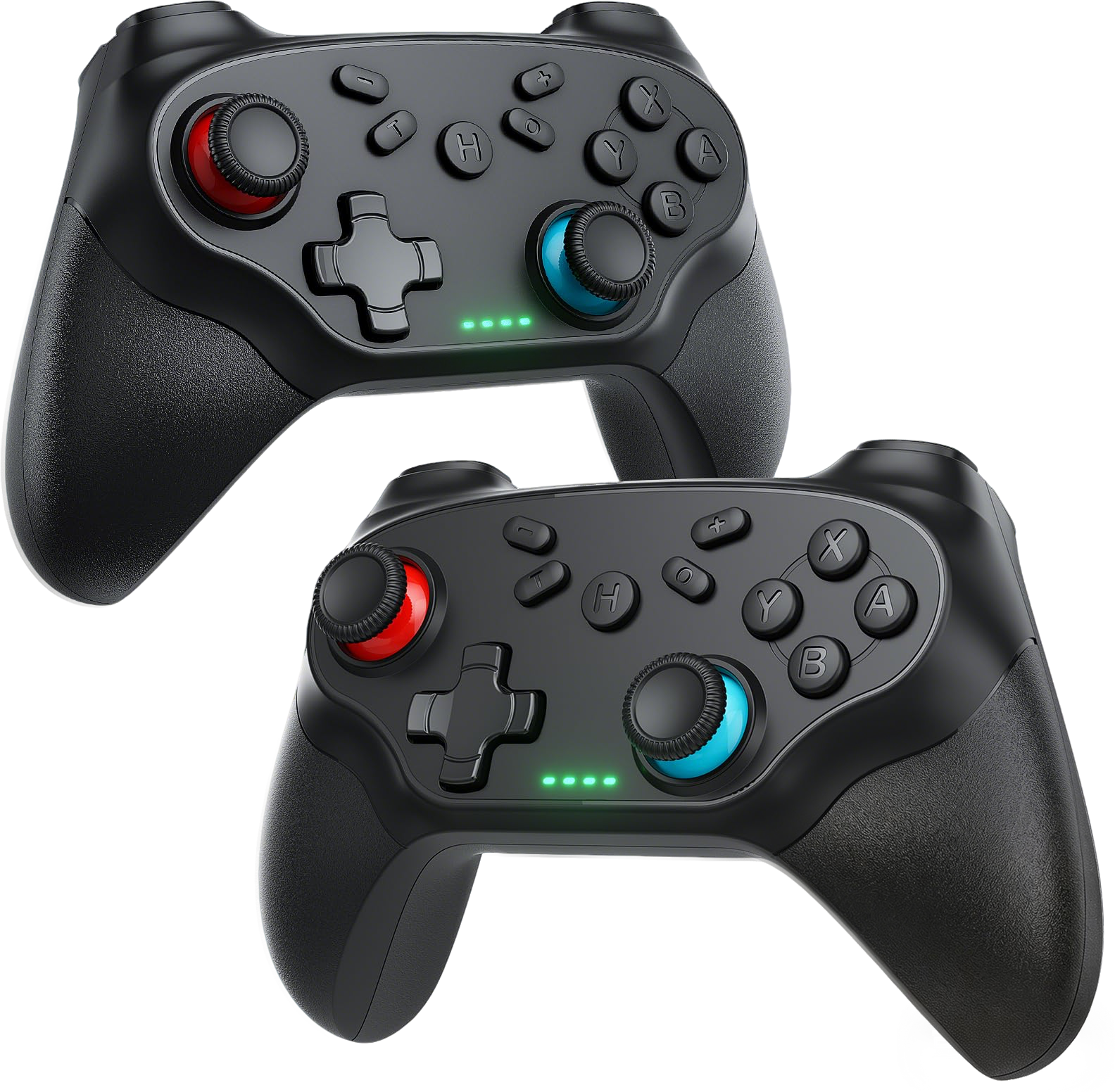 Gamrombo 2 Pack Wireless Controller for Nintendo Switch 2/1 Lite/OLED and PC, with Bluetooth, Turbo, Gyro Axis, Dual Vibration, and Screenshot, Compatible with Steam and Switch 2/1